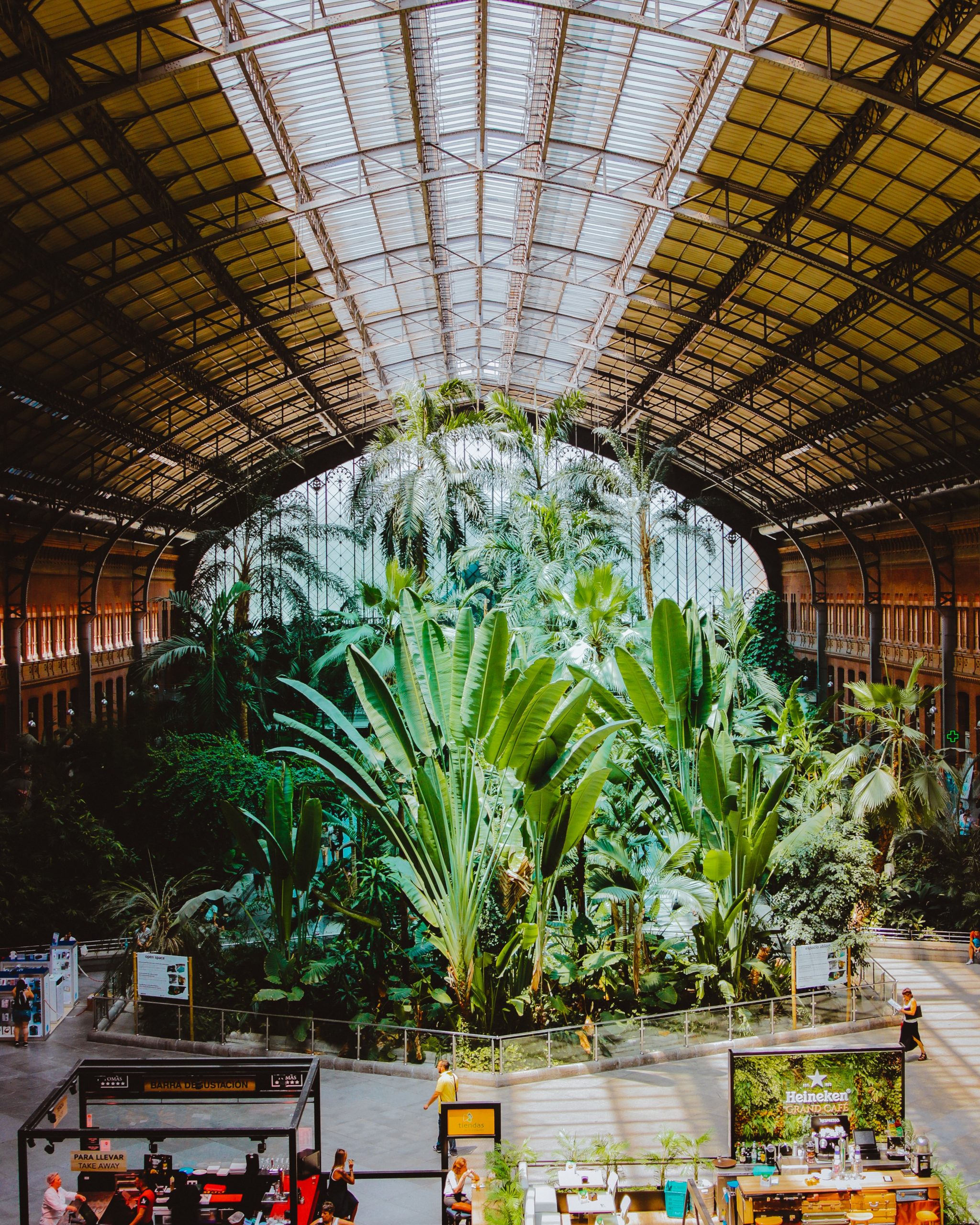 Atocha Train Station in Madrid